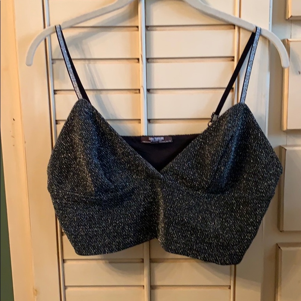 Glittery Bralette - Cropped Top